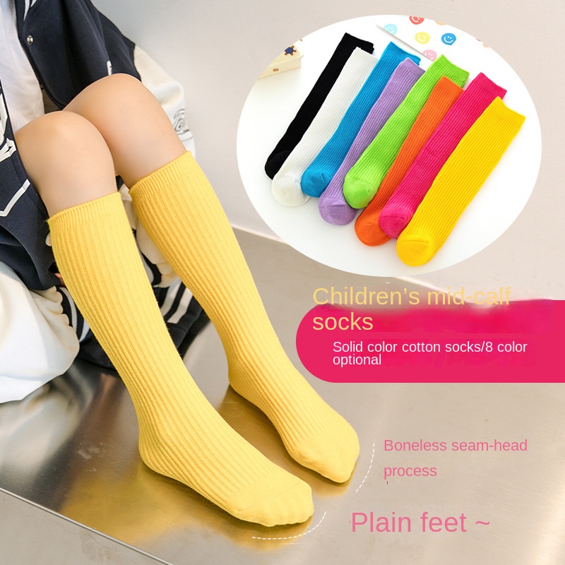 Baby Sock Oximeter - 1 çift Sevimli Bebek Kız Nervürlü