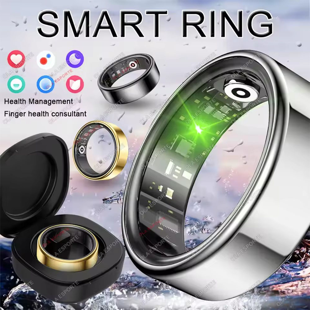 Temperature Ring Skin - YENİ R09 Akıllı Yüzük, Şarj Kutulu,