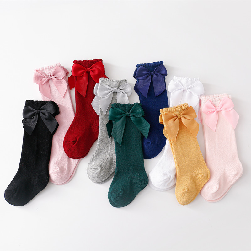 Baby Sock Oximeter - Lawadka Pamuk Çocuk Kız Çorap Yaylı